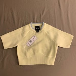 Ivy Park Drip 2 Lime Green Knit Crop Top